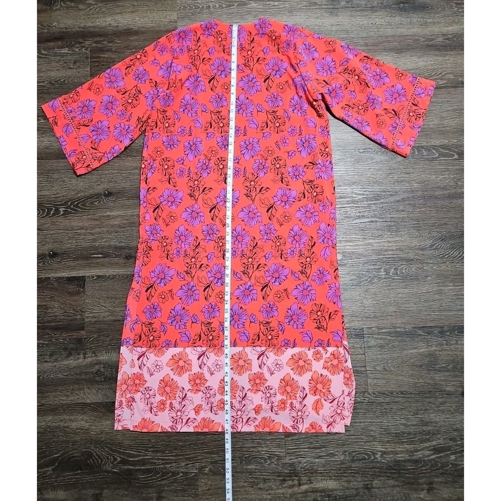 Jessica Simpson Floral Kimono Duster Size S/M - Picture 4 of 8